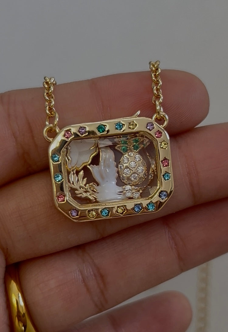 Locket Charm Necklace