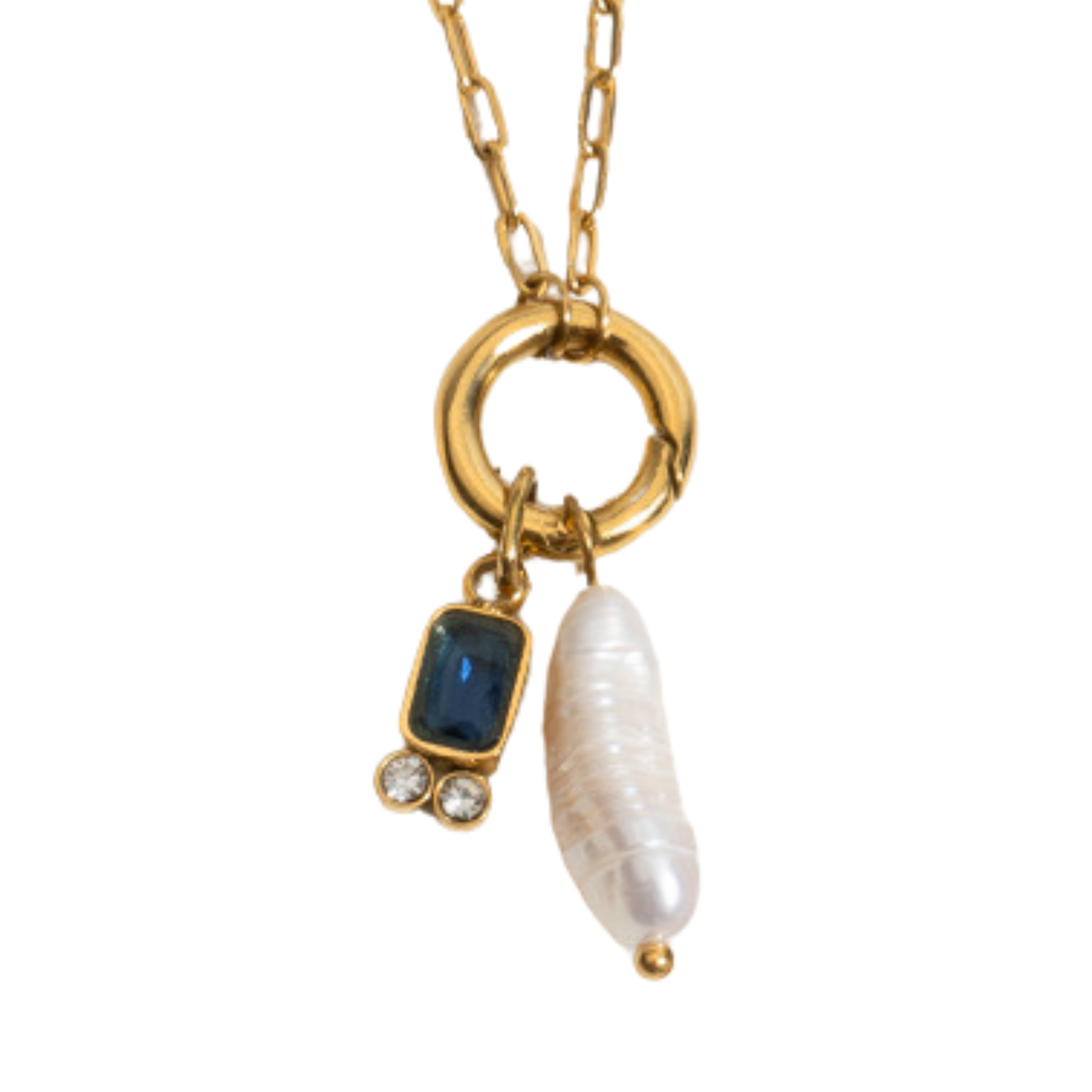 Baroque Birthstone Necklace