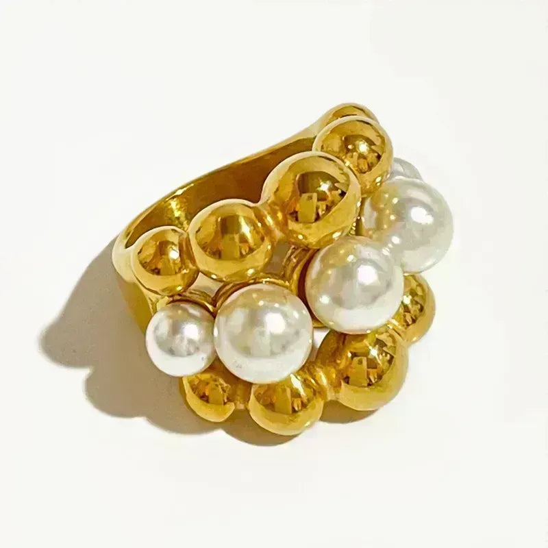 Chunky Pearl Ring