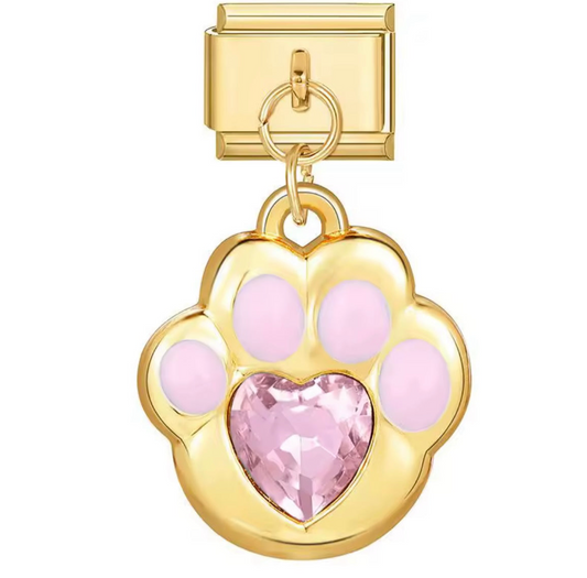 Pink Dangle Paw