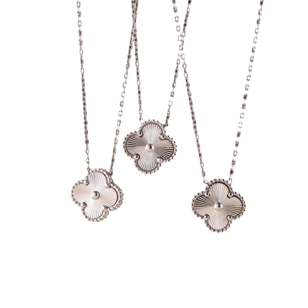 Silver Clover Necklace