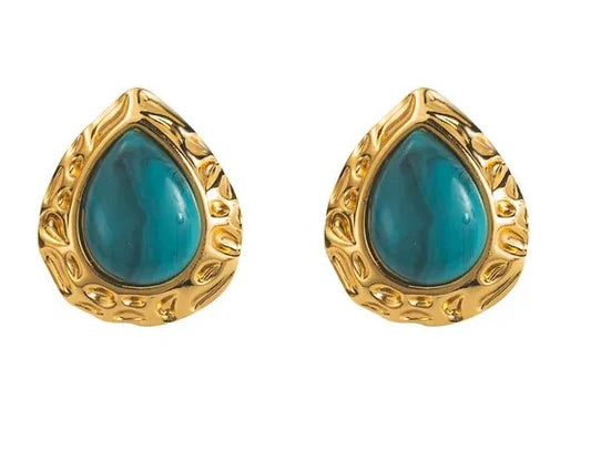 Turquoise Statement Earrings