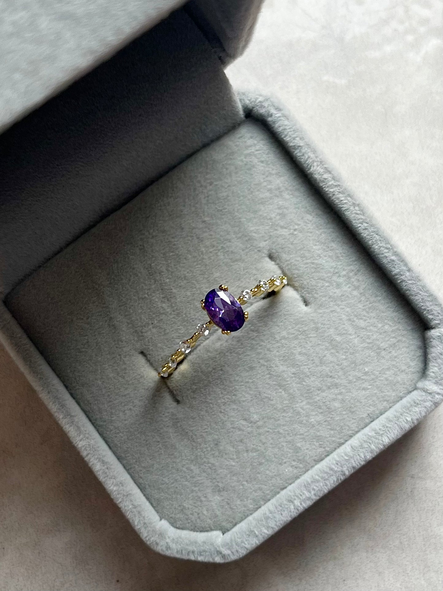 Purple Stone Ring