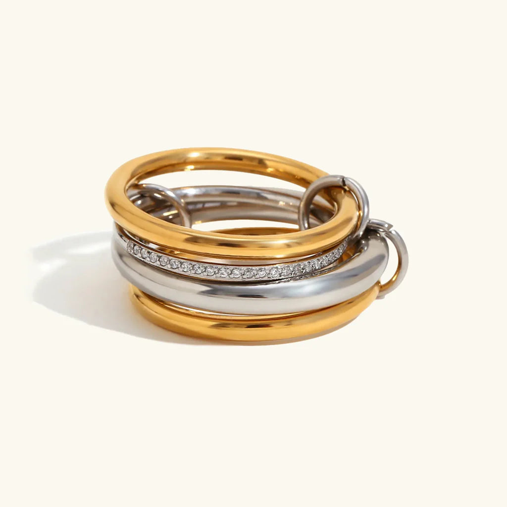 Double Color Stack Ring