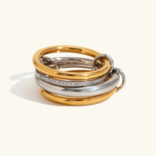 Double Color Stack Ring