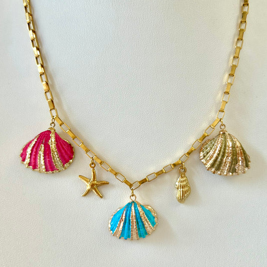 Seashell Charm Necklace