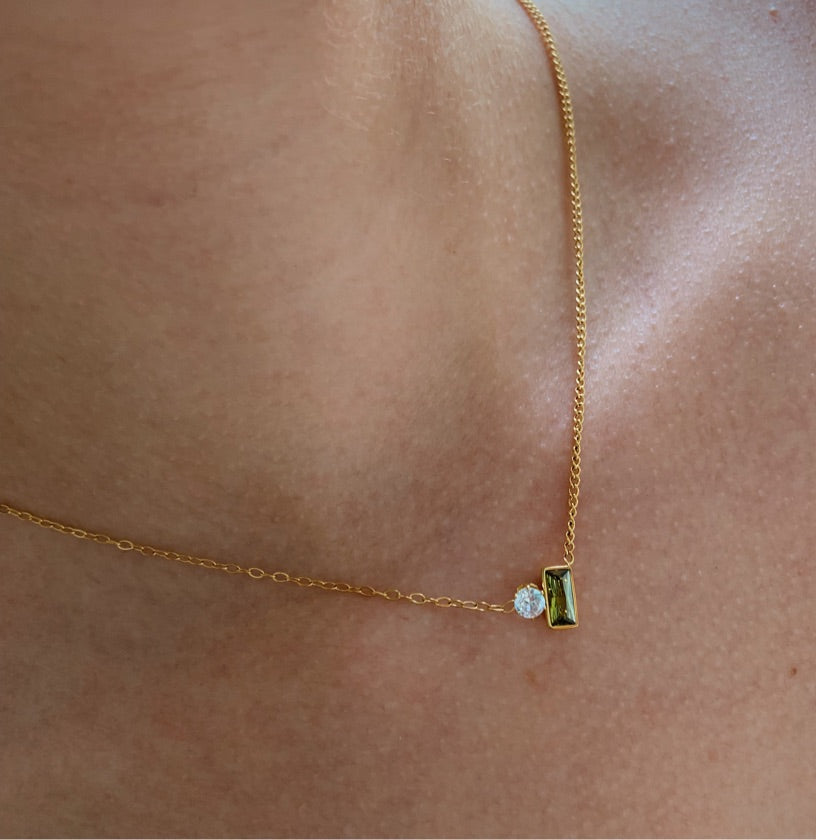 Green Stone Necklace