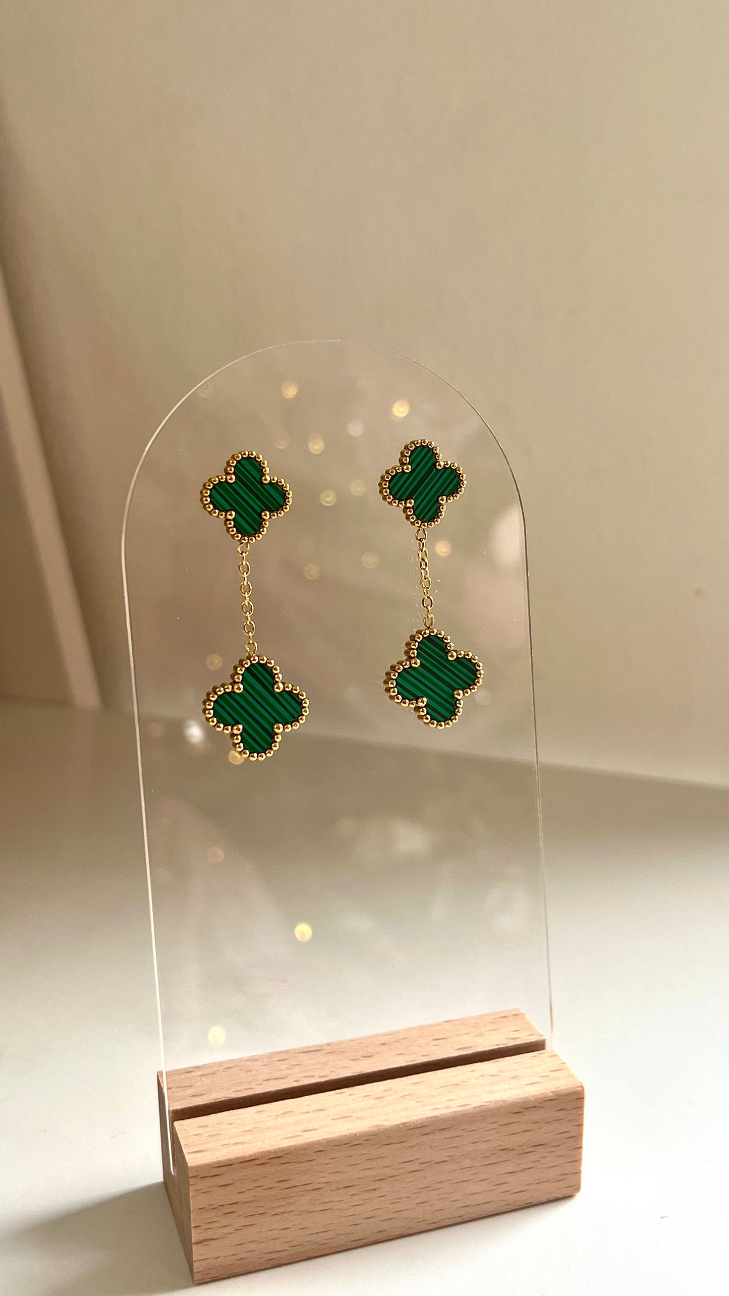 Long Clover Earrings