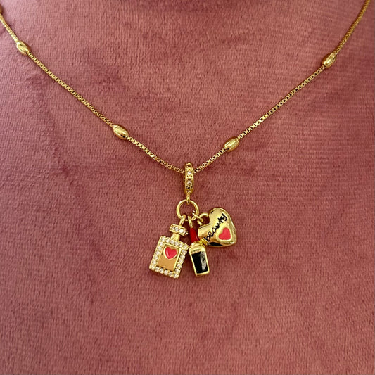 Makeup Charm Necklace