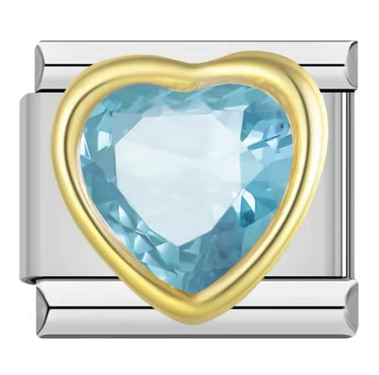 Blue Diamond Heart