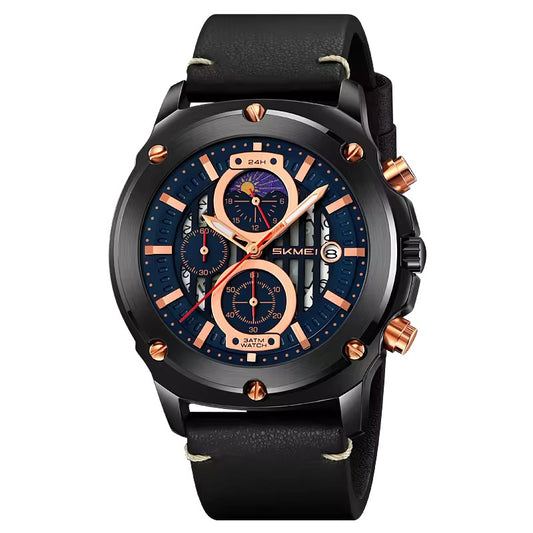Leather Strap Watch
