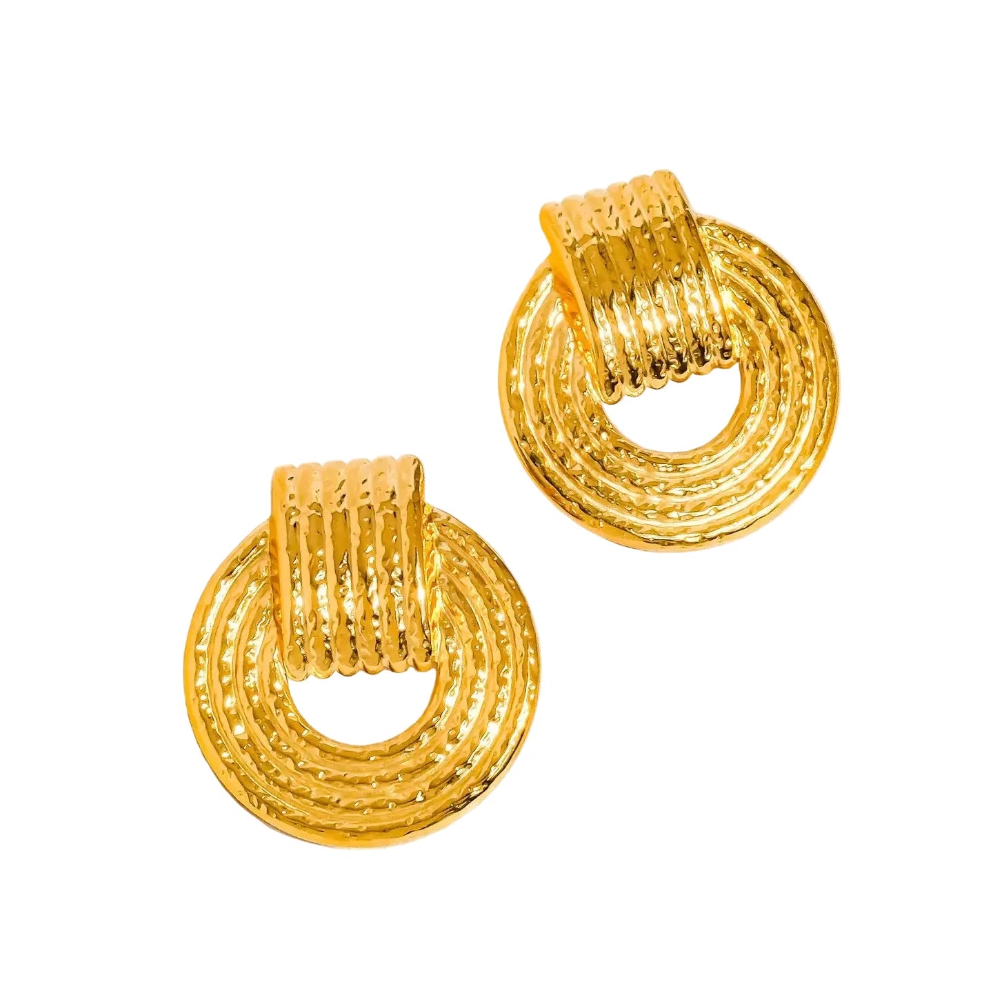 Linked Donut Maxi Earrings
