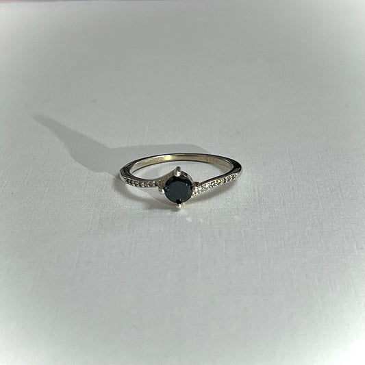 Anillo Cristal Negro