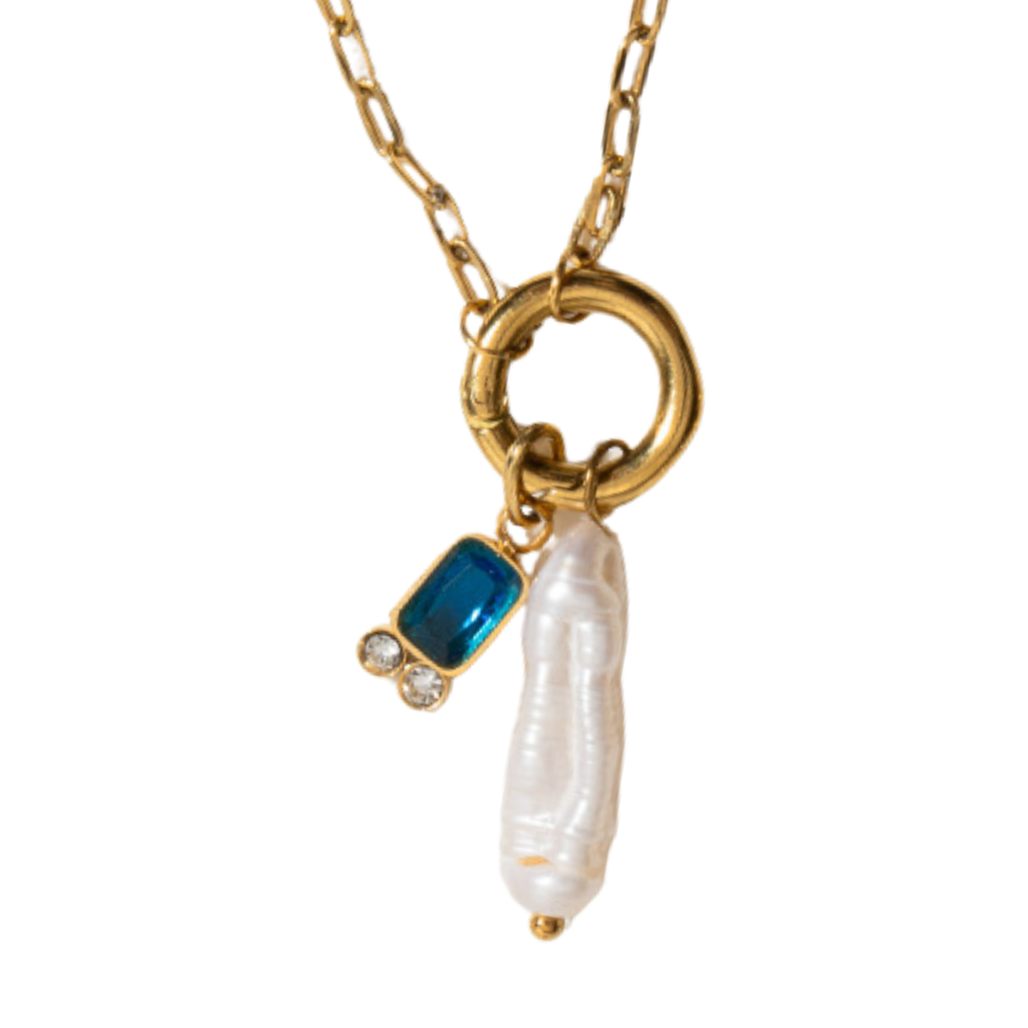 Baroque Birthstone Necklace