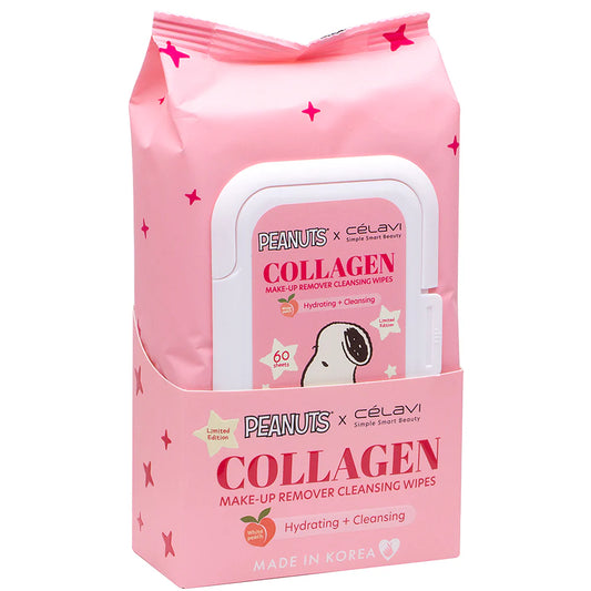 Peanuts Collagen Makeup Remover Cleansing Wipes