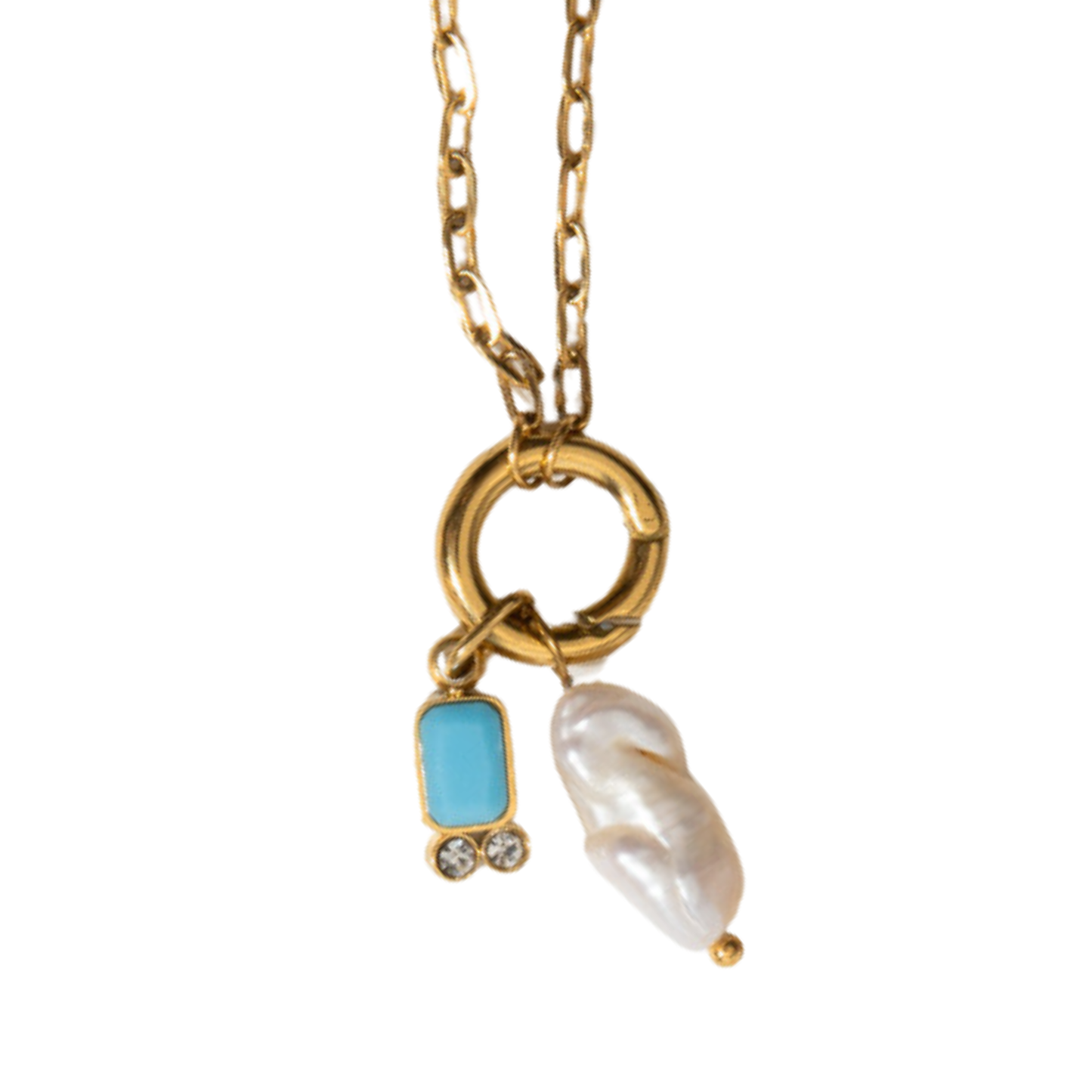 Baroque Birthstone Necklace
