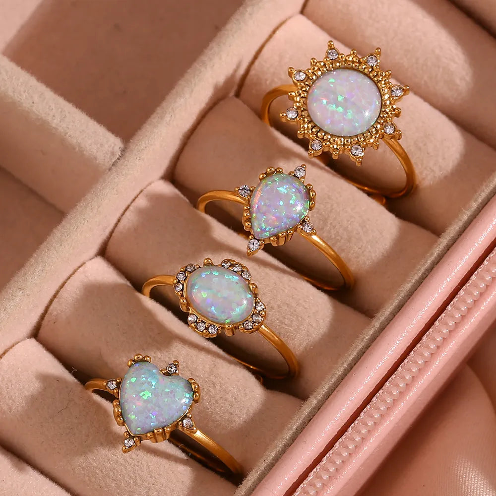 Opal Rings