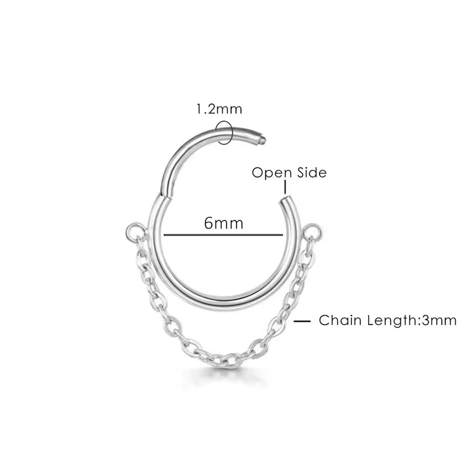 Chain Helix Hoop