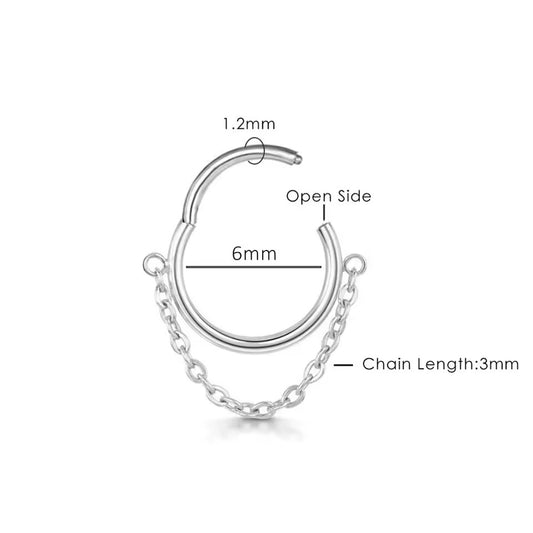 Chain Helix Hoop