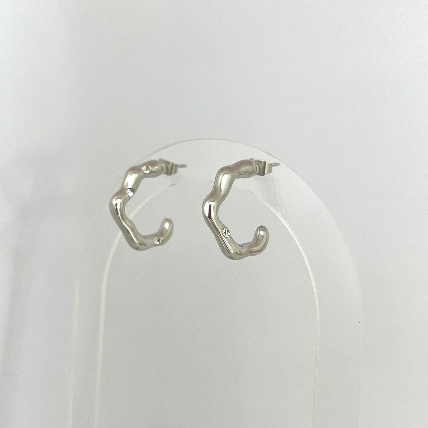 Aretes Plateados