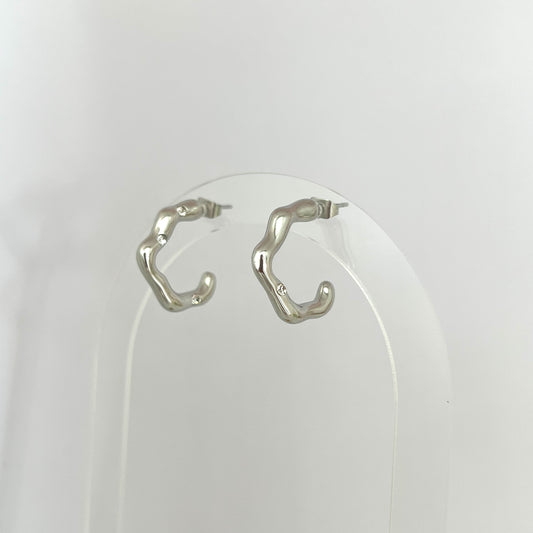 Aretes Plateados