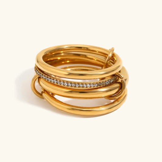Golden Stack Ring