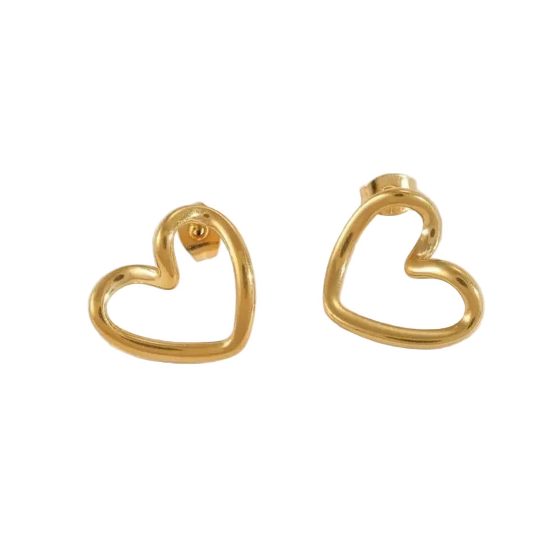 Doodle Heart Studs