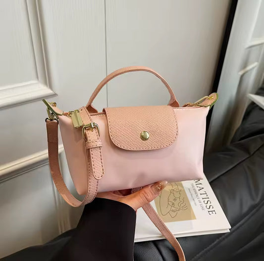 Baby Pink Le Pliage Pouch Dupe