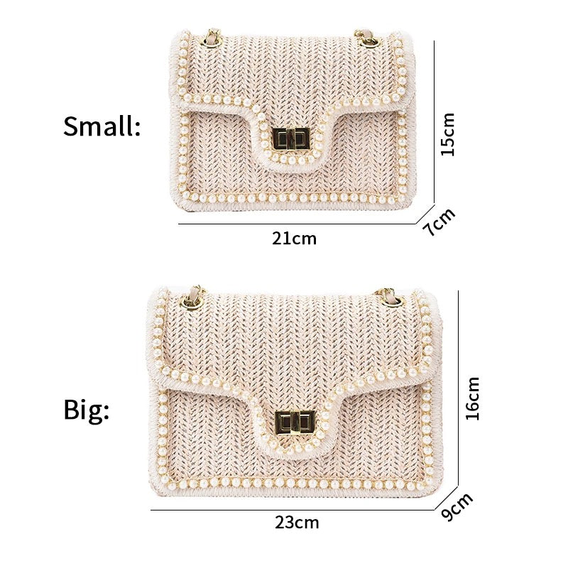 Pearly Square Bilum Bag