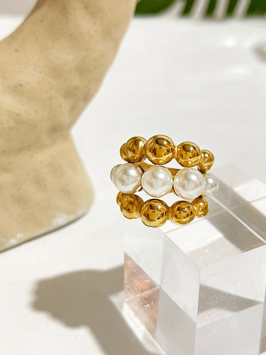 Chunky Pearl Ring