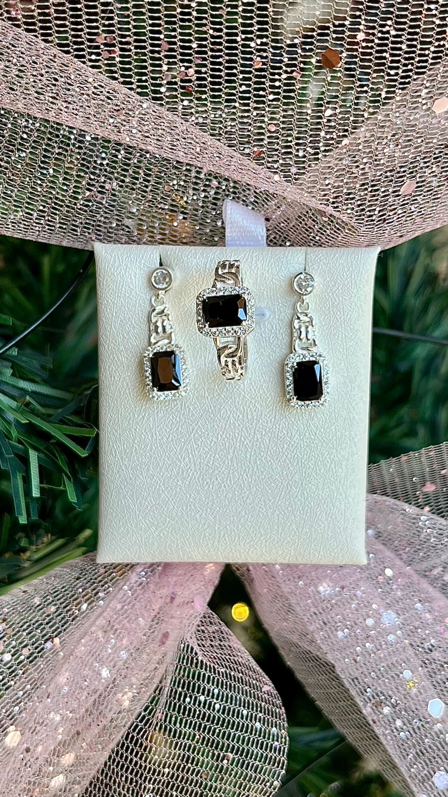 Ring and Earrings Set