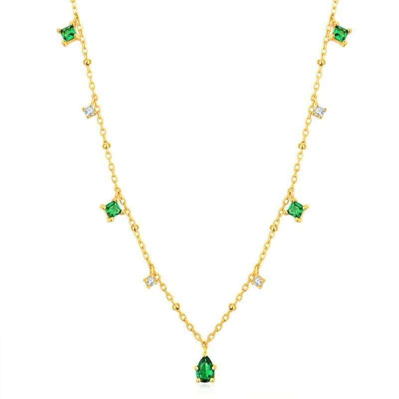 Dainty Green Necklace