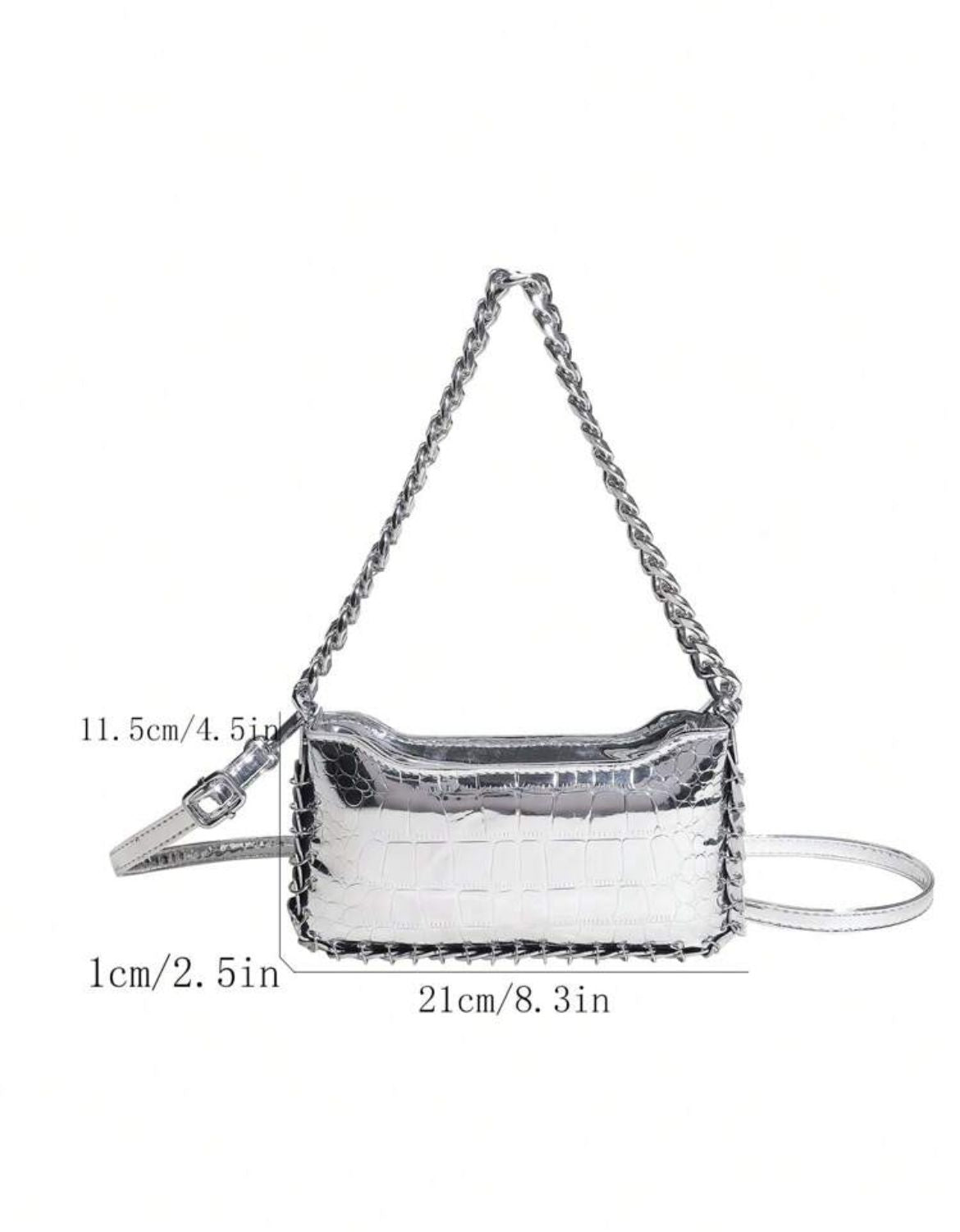 Silver Mini Bag